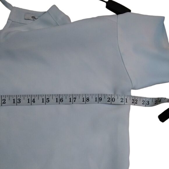 Madewell white short sleeve oversize top S - Picture 2 of 5